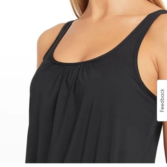 Sea Level black tankini singlett top. Blouson multi fit size 4.… - Picture 2 of 5